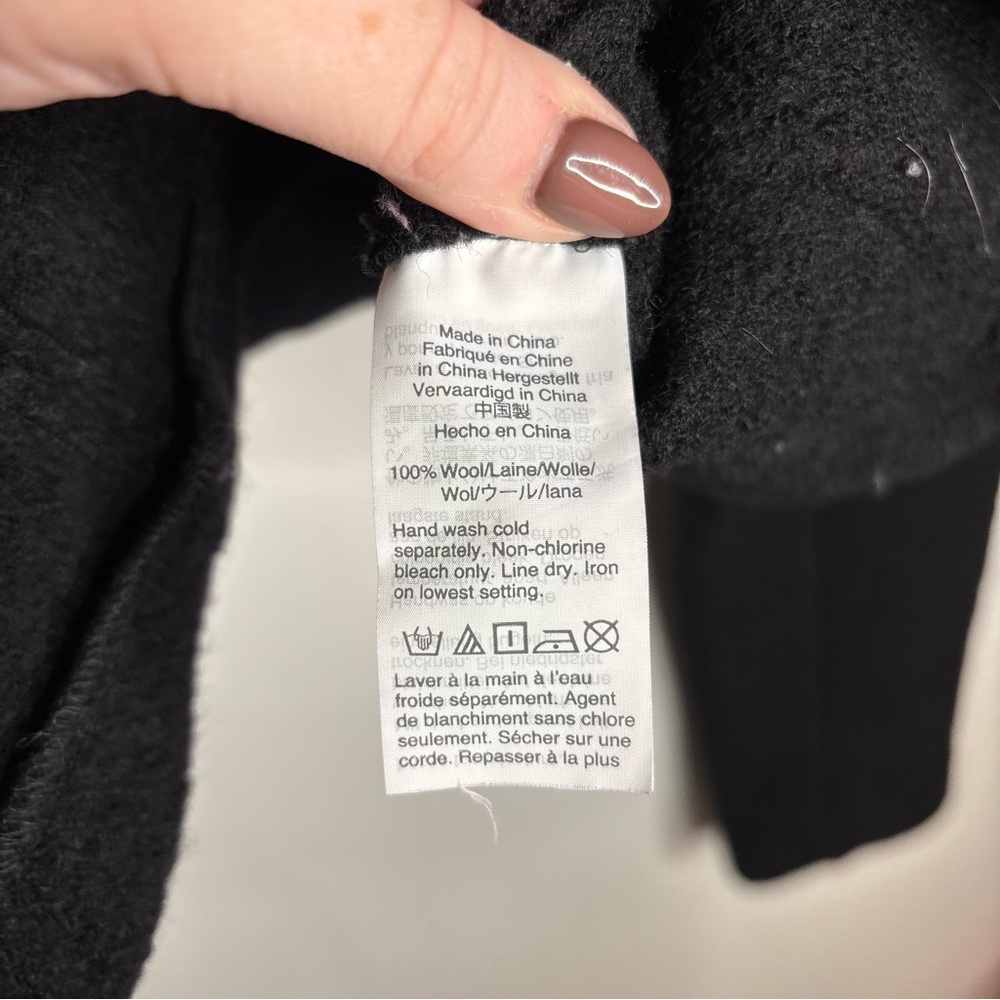 J. Crew Italian Boiled Wool Peacoat size 6 - Picture 7 of 11